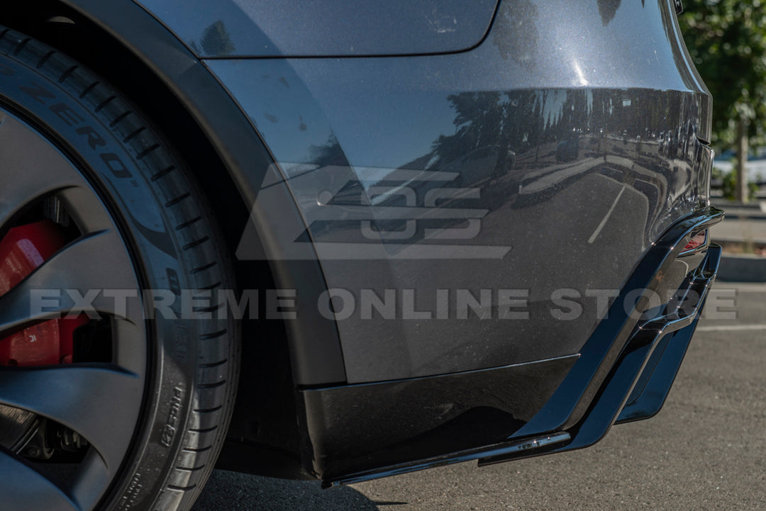 For 2020-Present Tesla Model Y Track Style Rear Diffuser Lip