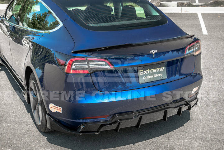 For 2017-2023 Tesla Model 3 Track Style Rear Diffuser Lip