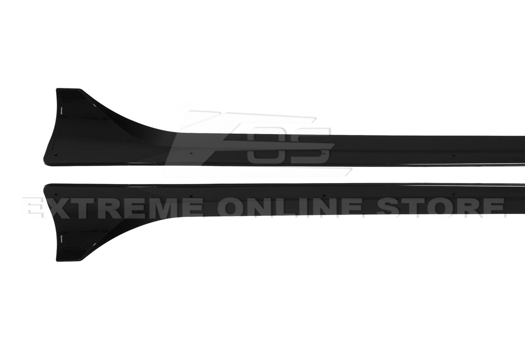 For 2020-2024 Tesla Model Y Track Style Side Skirts Rockers