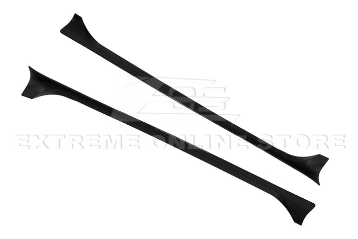 For 2020-2024 Tesla Model Y Track Style Side Skirts Rockers