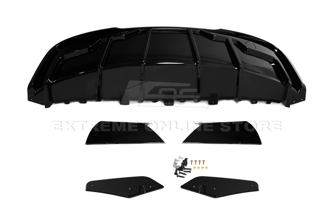 For 2020-Present Tesla Model Y Track Style Rear Diffuser Lip