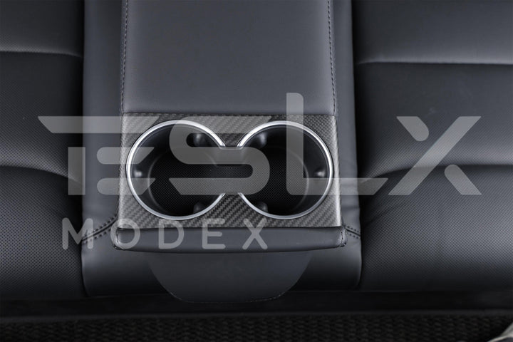 For 2024-Present Tesla Model 3 Interior Rear Cupholder Cover