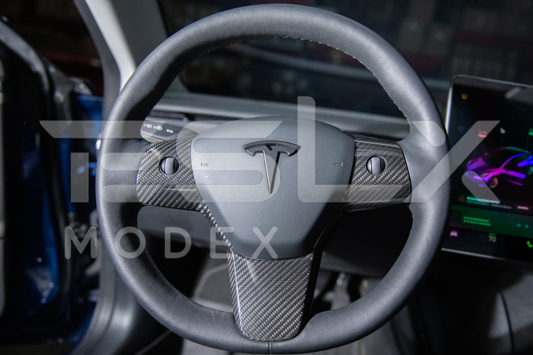 For 2020-2024 Tesla Model 3 Model Y Interior Steering Wheel Cover