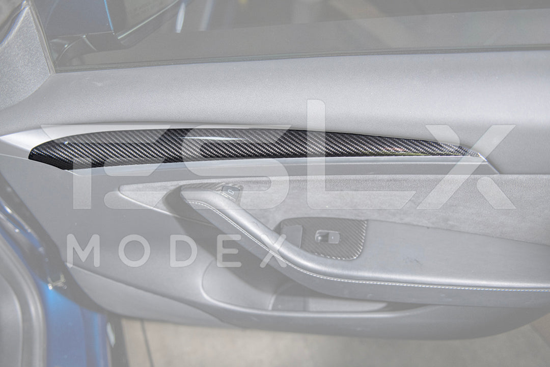 For 2020-2024 Tesla Model 3 Model Y Interior Front Door Side Panel Cover