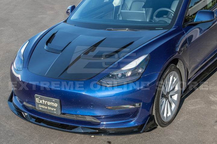 For 2017-2023 Tesla Model 3 Performance Style Front Splitter Lip