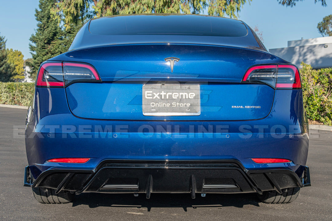 For 2017-2023 Tesla Model 3 Performance Style Rear Diffuser Lip