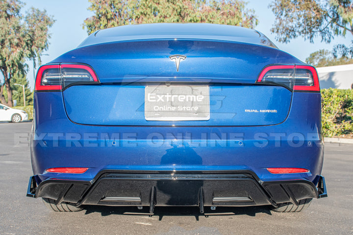 For 2017-2023 Tesla Model 3 Performance Style Rear Diffuser Lip